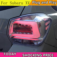 Luces traseras para coche Subaru XV 2013 2014 2015-2016, luz trasera LED cubierta de lámpara de maletero trasero drl, señal, freno y marcha atrás 2024 - compra barato