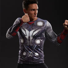 M-2XL 3d impresso t camisas camisa de compressão dos homens cosplay traje roupas fitness estilo esportes manga longa topos para o sexo masculino 2024 - compre barato