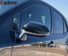 Tira protectora cromada para puerta lateral de Toyota Corolla 2019 2020 Hatchback, para espejo retrovisor, pegatinas embellecedoras, accesorios de estilo de coche, 4 Uds. 2024 - compra barato