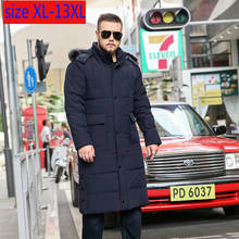 New High Quality Fashion Men Down Coat Large Oversized X-long White Duck Down Thick Loose Casual Plus Size XL-10XL11XL12XL13XL 2024 - buy cheap