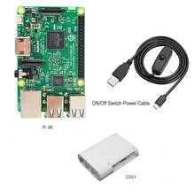 wholesale New Version raspberry pi 3 model b case kit include ABS  Raspberry Pi 3 Case+ USB Power Charging Cable+1M HDMI Cables 2024 - buy cheap