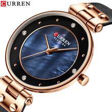 2020 Women's Fashion Watch CURREN Women's Watch Casual Leather Strap Quartz Watch Women's Hour Relogio Masculino 2024 - buy cheap