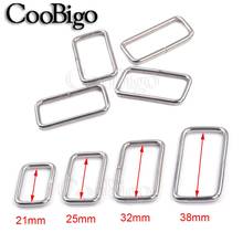 50pcs Metal Adjustable Rectangle Belt Ribbon Buckle Slider Belt Loop O D Ring for Backpack Strap Bag Pets Collar DIY Accessories 2024 - buy cheap