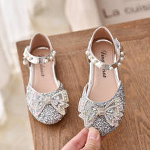 Rhinestone Bow-knot Girls Summer Shoes Half Sandals Children Spring Summer Crystal Shoes 2021 Brand New Princess Kids Sandals 2024 - buy cheap