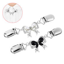 Bow Cardigan Sweater Blouse Pin Rhinestone Pearl Bowknot Broocohes For Women Flower Weddings Party Office Brooch Pins Gifts 2024 - buy cheap