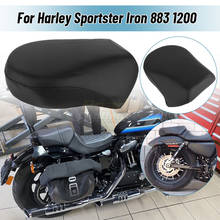 High Quality Motorcycle Rear Cushion Seat Covers For Harley Sportster Iron XL 883 1200 2004-2016 12 11 10 09 08 07 06 05 2024 - buy cheap