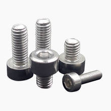 20pcs M2 Allen cylindrical head screws hexagon socket cap end screw mechanical bolts aluminum alloy bolt 4mm-12mm long 2024 - buy cheap