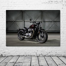 Motocicleta triumph bonneville veículo papel de parede arte posters impressão em tela pinturas para sala estar decoração meninos presente 2024 - compre barato