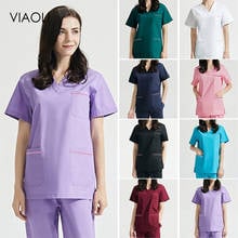 New High Quality Surgical Uniforms Lab Coat Hospital Nurse Uniforms Beauty Salon Dentist Clinic Pharmacy Pet Veterinary Uniforms 2024 - buy cheap