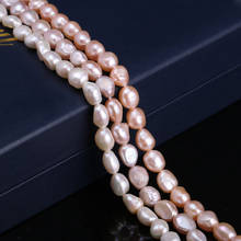 Perla de forma Irregular perlas naturales de agua dulce cuentas sueltas para collar accesorios joyería DIY tamaño 9-10mm 2024 - compra barato