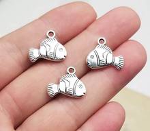 30pcs/lot--16x14mm,fish chams, Antique silver plated Tropical Fish charms,DIY supplies, Jewelry accessories 2024 - buy cheap