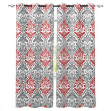 Modern Baroque Gray Red Curtain for Living Room Kids Room Decoration Bedroom Curtain Window Treatment Drapes 2024 - buy cheap