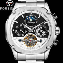 Forsining relógio de pulso mecânico masculino, relógio militar esportivo de marca de luxo, relógio clássico para homens 6912 2024 - compre barato