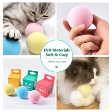 Интерактивный мяч для кошек CatnipSmart, игрушка для тренировки кошек, игрушечный мяч для домашних животных, товары для питомцев, игрушка для кошек и котят 2024 - купить недорого