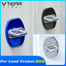 Vtear car door lock cover Anti-scratch decoration exterior accessories styling frame trim For Toyota LAND CRUISER 200 2020 parts 2024 - buy cheap