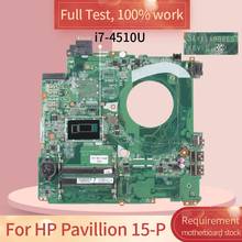 For HP Pavillion 15-P DAY11AMB6E0 SR1EB i7-4510U DDE3 Notebook motherboard Mainboard full test 100% work 2024 - buy cheap