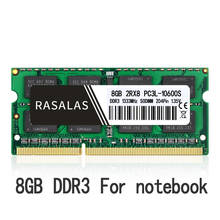 Rasalas-memoria RAM para portátil, 8GB, 2Rx8, PC3-12800S DDR3, 1600Mhz, SO-DIMM, 1,5V, 1,35 V, 204 Pines, Sodimm, NO-ECC 2024 - compra barato