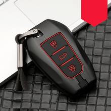 Carbon Fiber Alloy Car Key Case Cover Keyless Fob Shell For Peugeot 208 308 508 3008 5008 for Citroen C4 Picasso DS3 DS4 DS5 DS6 2024 - buy cheap