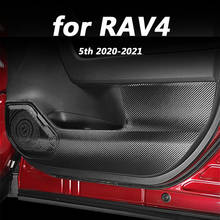Для Toyota RAV4 5th 2020 -2021 Автомобильные Защитные накладки для боковых дверей патч для Встроенный украшения Аксессуары 2024 - купить недорого