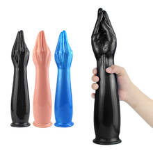 Adulto sexo produtos enorme vibrador anal plug grande mão vibrador anal recheado butt plug grande pênis punho masturbar brinquedos sexuais para mulher 2024 - compre barato