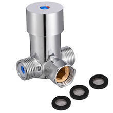 Hot Cold Water Mixing Valve Temperature Control Mixer Valve Sensor Tap For Bathroom Shower Faucet Hardware 2024 - buy cheap