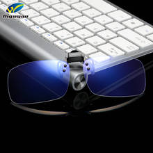 Men Flip Up Anti Clip-on Clip Lens For Light Computer gaming blue glasses blue light filter women blocking clip on Glasses Male 2024 - buy cheap