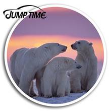 Прыгать время полярный медведь Семья винил Стикеры s Cub весело Стикеры ноутбук Чемодан автомобиля Assessoires наклейки окна автомобиля Обёрточная бумага "сделай сам" 2024 - купить недорого