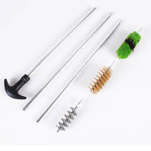 Kit de limpeza com 6 lâminas, conjunto de escovas para limpeza de espingardas de caça, alumínio 2024 - compre barato