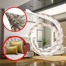 Rollo de cuerda de estilo europeo de Boutique para envolver cortinas, cojín de sofá, almohada, cordón decorativo, accesorios para cojines de sofá, 1m 2024 - compra barato
