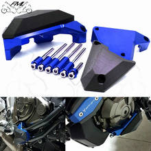 Protector deslizante para motor de motocicleta, accesorios de aluminio para YAMAHA MT-07, FZ-07, 2014-2018 2024 - compra barato