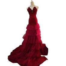 2020 костюм для косплея Фэнтези фей эрации гейнборо, красное платье для взрослых женщин и девочек, наряд, костюмы для Хэллоуина и карнавала 2024 - купить недорого