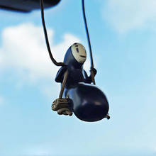 Studio Ghibli Spirited Away No Face Man Figures Toys DIY Decor Miyazaki Hayao Swing Ghost Decoration Mini Figure Model Figurine 2024 - buy cheap