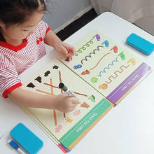 Детские игрушки Монтессори, планшет для рисования своими руками, цветная форма, математическая игра, книга, набор для рисования, обучающие игрушки для детей 2024 - купить недорого