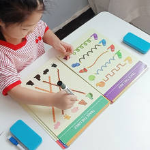 Montessori Children Toys Drawing Tablet DIY Color Shape Math Match Game Book Drawing Set  Learning Educational Toys For Children 2024 - buy cheap