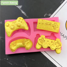 Gamepad Controller Chocolate Silicone Mold Game Boy Gift Mould Sugar Craft Fondant Cake Decorating Baking Tool Oven Available 2024 - купить недорого