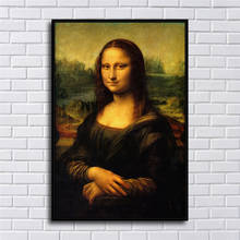 Pinturas de Mona Lisa 1P impresas en lienzo, pintura abstracta en HD, arte de pared para oficina, decoración del hogar, imágenes de pared 2024 - compra barato