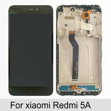 Для Xiaomi Redmi 5A ЖК-дисплей кодирующий преобразователь сенсорного экрана в сборе Замена с рамкой для Xiaomi Redmi 5A 2024 - купить недорого