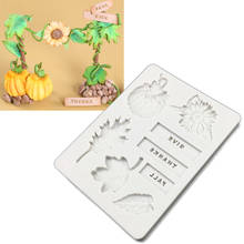 Chrysanthemum Pumpkin Silicone Sugarcraft Mold Chocolate Cupcake Baking Fondant Cake Decorating Tools 2024 - buy cheap