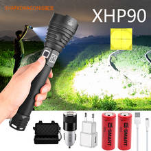 16000LM Super bright led flashlight XHP90 The Most Powerful Rechargeable zoom flashlight Xhp70.2 Tactical Flash Light Torch 2024 - buy cheap