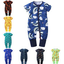 Baby Newborn Boys Girls Romper Short Sleeve Cotton Zipper Jumpsuit Playsuit Outfits Clothing Onesies 0-3 Years Baby 2024 - buy cheap