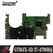 G750JX Laptop motherboard For Asus G750JX G750JW  G750J G750 Test original mainboard 3D I7-4700HQ 2024 - buy cheap