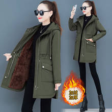 Thick Velvet Casual Fleece Jacket Women 2020 New Autumn And Winter Mid-Length Outerwear All-Match Windbreaker Trend Coat y614 2024 - buy cheap