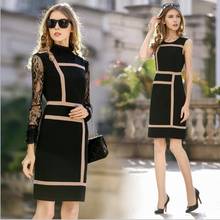 Size Summer Black Plus Dresses Women Party Office Lady dress XS-4XL Fashion Slim High Quality Lady's Clothing Free Shipping 2024 - buy cheap