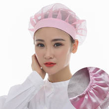 10piece wholesale Net Hat Chef Hats Kitchen Health Work Hats Canteen Restaurant Food Service Bakery Baking Female Breathable Cap 2024 - buy cheap