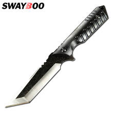 G10 lidar com lâmina fixa faca de caça integrado preto acampamento faca reta alta qualidade dureza kydex caso faca tático 2024 - compre barato