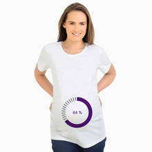 Футболка женская для беременных с коротким рукавом и мультяшным принтом, забавная Одежда для беременных, горячая Распродажа 2024 - купить недорого