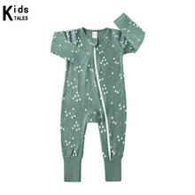 Baby Rompers autumn long Sleeve Jumpsuit Baby Boy Girl Rompers Cotton Jumpsuit geometric Baby Clothes green kids rompers HY221 2024 - buy cheap