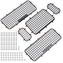 5pcs TRX4 Metal Window Mesh Protective Net Logo for 1/10 RC Crawler Car Traxxas TRX-4 Spare Parts 2024 - buy cheap