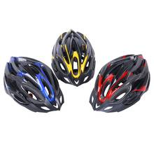 Capacete de ciclismo ajustável, ultra leve, de 65 cm, à prova de choque, vermelho/amarelo/azul, com viseira, acessórios de capacete de ciclismo para estrada 2024 - compre barato