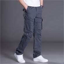 Spring Autumn Men Cargo Pants Mens Casual Multi Pockets Military Large Size Cotton Tactical Pants Men Lightweight Long Trousers 2024 - buy cheap